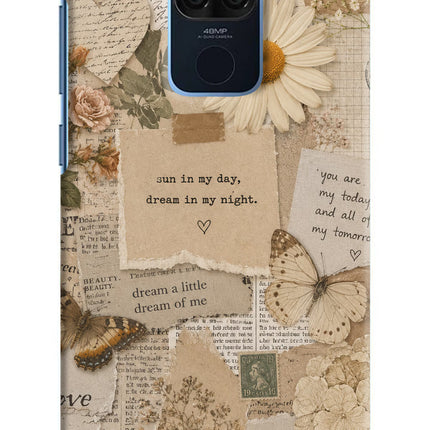 Vintage case Redmi Note 9 Hard Case Back Cover by Casekaro