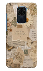 Vintage case Redmi Note 9 Hard Case Back Cover by Casekaro