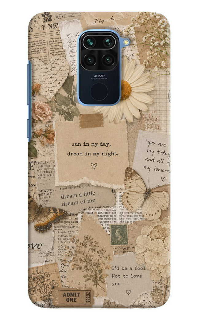 Vintage case Redmi Note 9 Hard Case Back Cover by Casekaro