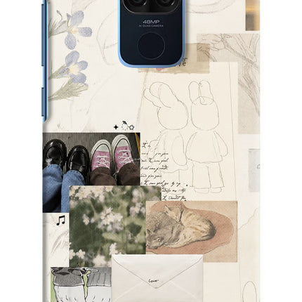 Soft Aesthetic Redmi Note 9 Hard Case Back Cover by Casekaro