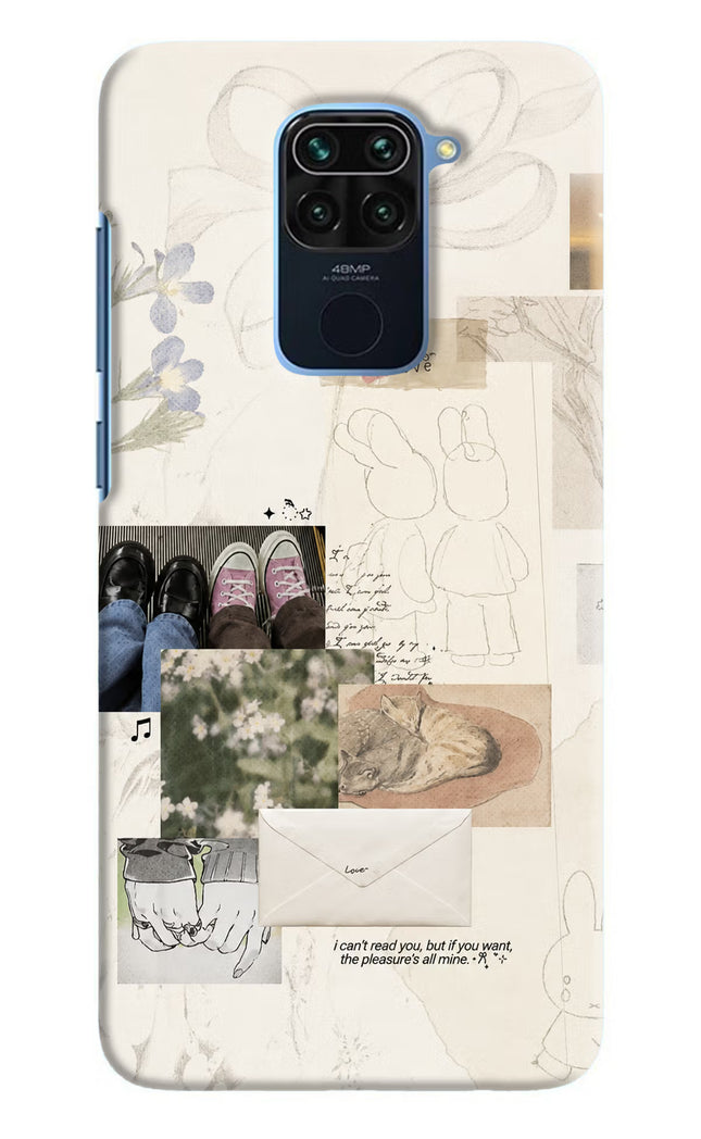 Soft Aesthetic Redmi Note 9 Hard Case Back Cover by Casekaro