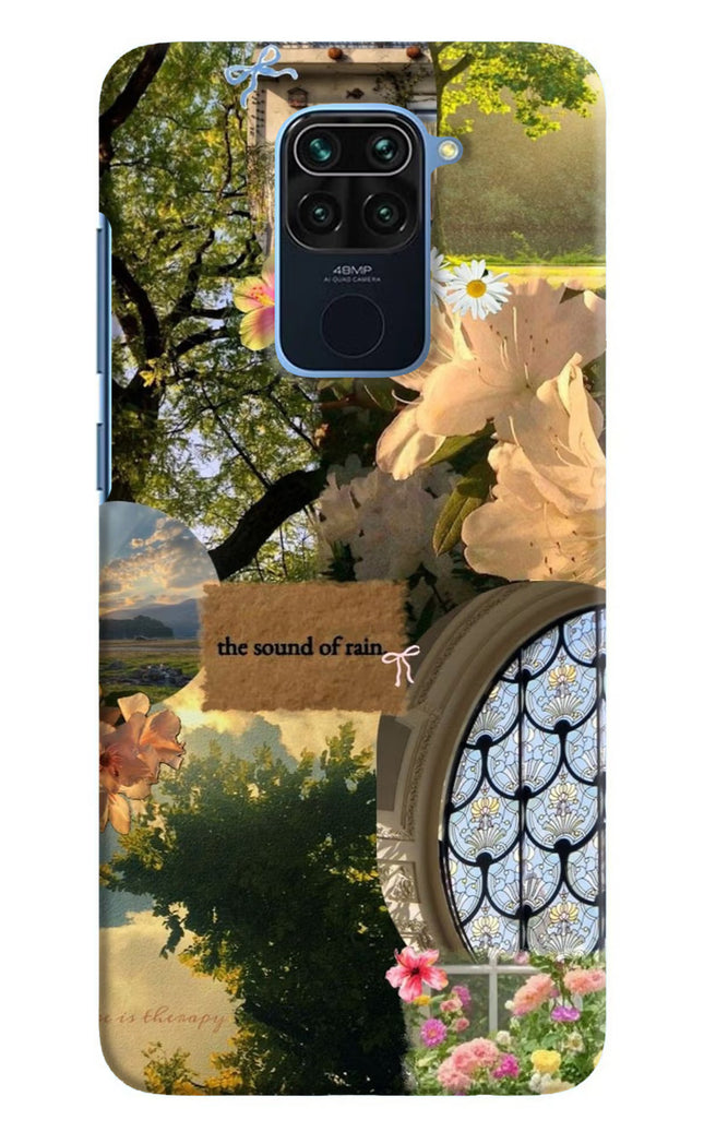 Rain Redmi Note 9 Hard Case Back Cover by Casekaro