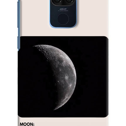 Moon Phase Redmi Note 9 Hard Case Back Cover by Casekaro