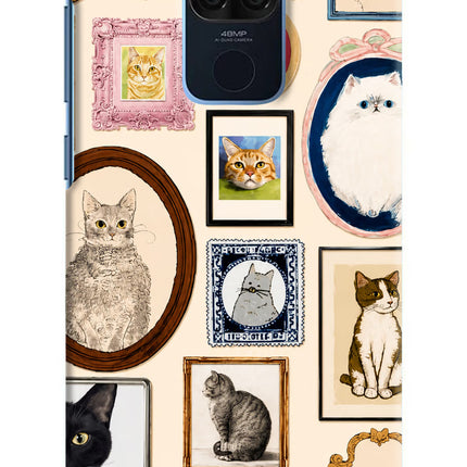 Mirror Cats Redmi Note 9 Hard Case Back Cover by Casekaro