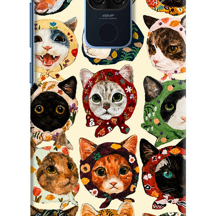 Cool Cat Redmi Note 9 Hard Case Back Cover by Casekaro
