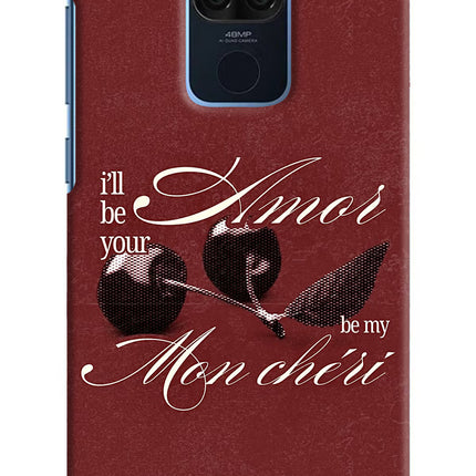 Velvet Cherry Redmi Note 9 Hard Case Back Cover by Casekaro