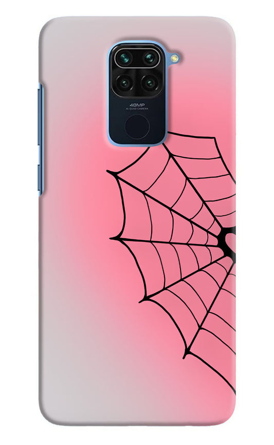 Pink Web Redmi Note 9 Hard Case Back Cover by Casekaro