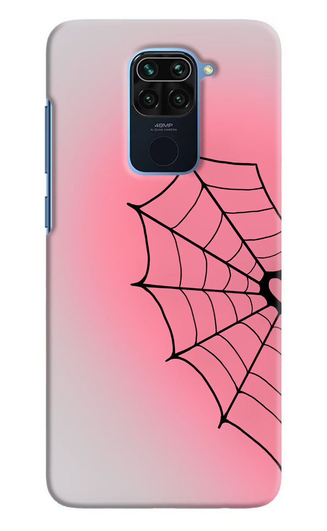 Pink Web Redmi Note 9 Hard Case Back Cover by Casekaro