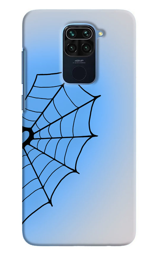 Blue Web Redmi Note 9 Hard Case Back Cover by Casekaro