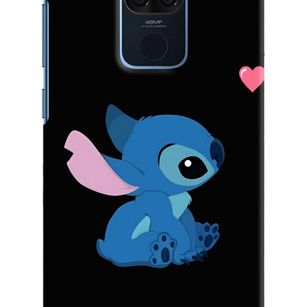 Stitch Crush Redmi Note 9 Hard Case Back Cover by Casekaro