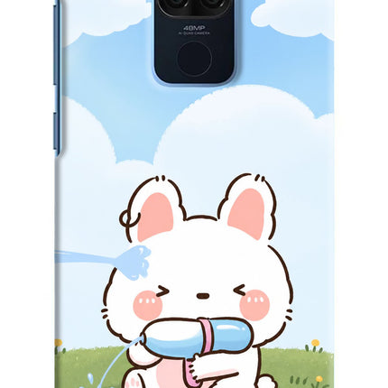 Bunny Treat Redmi Note 9 Hard Case Back Cover by Casekaro