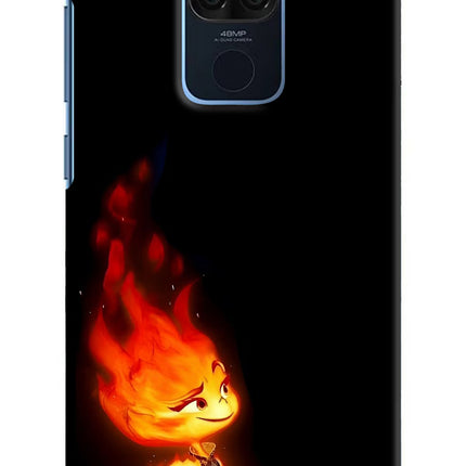 Ember Flame Redmi Note 9 Hard Case Back Cover by Casekaro