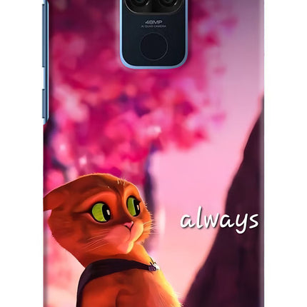 Always Cat Redmi Note 9 Hard Case Back Cover by Casekaro