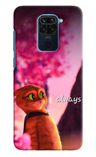 Always Cat Redmi Note 9 Hard Case Back Cover by Casekaro