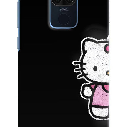 Kitty Charm Redmi Note 9 Hard Case Back Cover by Casekaro