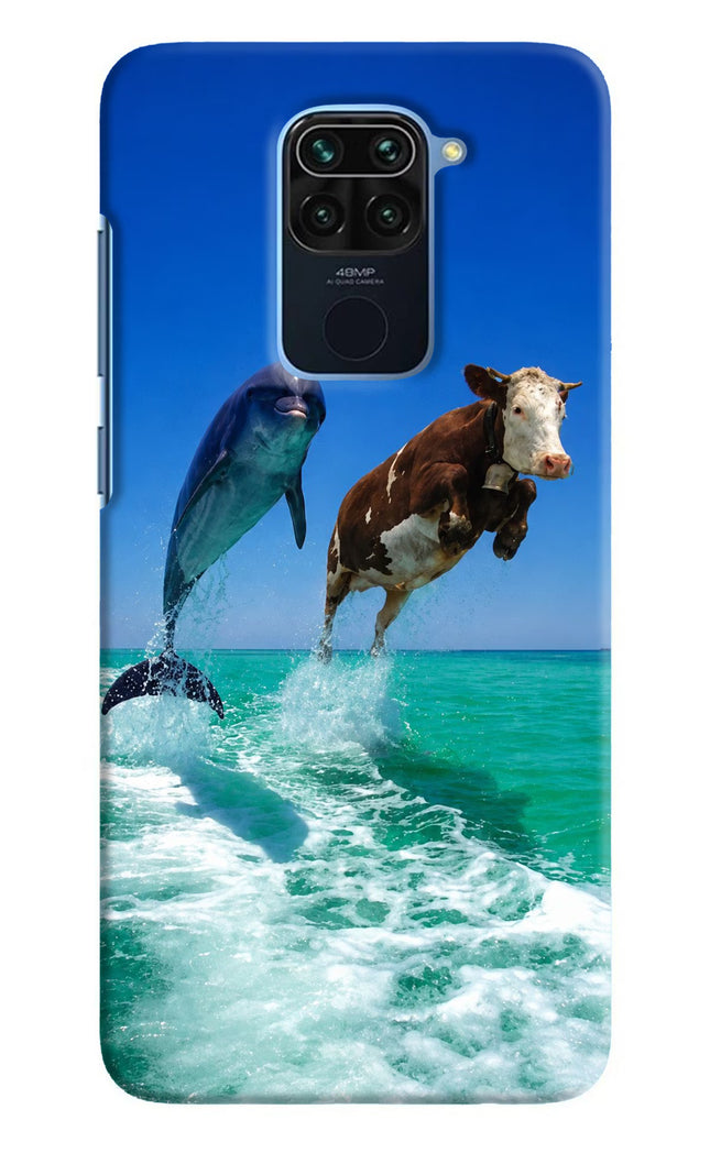 Dolphin vs Cow Redmi Note 9 Hard Case Back Cover by Casekaro