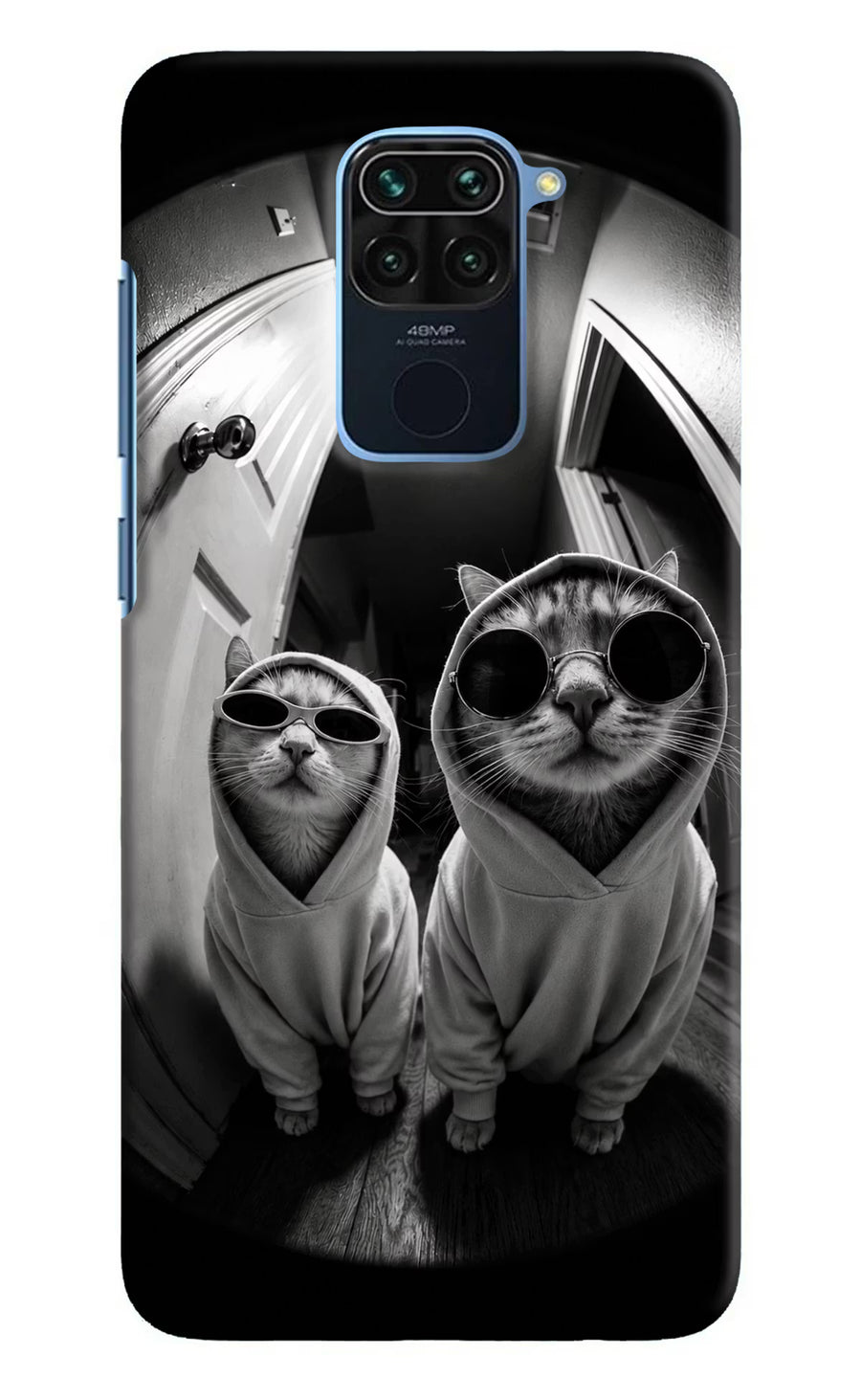 Hood Cats Redmi Note 9 Back Cover, Hard case