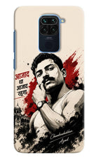 Chandrashekhar Azad Fearless Redmi Note 9 Hard Case Back Cover by Casekaro