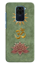 Om & Lotus Redmi Note 9 Back Cover