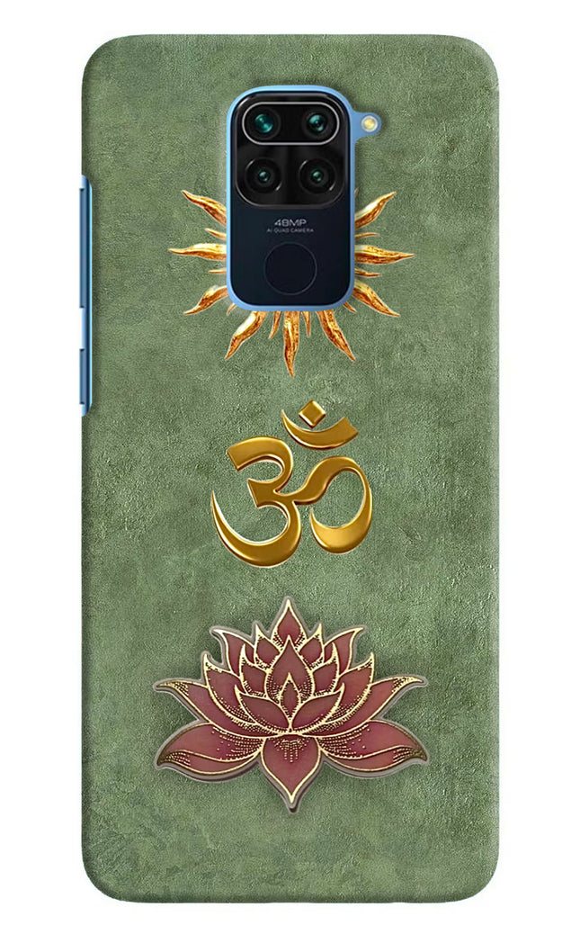 Om & Lotus Redmi Note 9 Back Cover