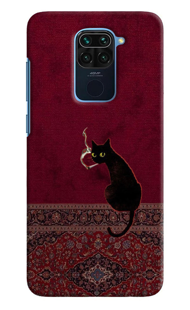 Midnight Cat Redmi Note 9 Hard Case Back Cover by Casekaro