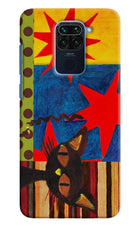 Pop Cat Redmi Note 9 Hard Case Back Cover by Casekaro