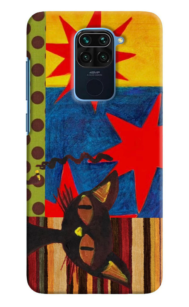 Pop Cat Redmi Note 9 Hard Case Back Cover by Casekaro