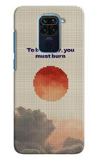 Pixel Sun Redmi Note 9 Hard Case Back Cover by Casekaro
