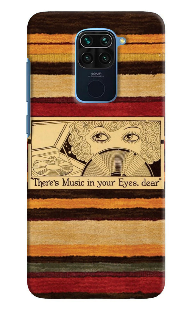 Vinyl Stripes Redmi Note 9 Hard Case Back Cover by Casekaro