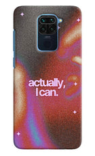 Pink Aura Redmi Note 9 Hard Case Back Cover by Casekaro