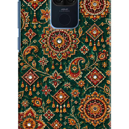 Green Pataka Redmi Note 9 Back Cover