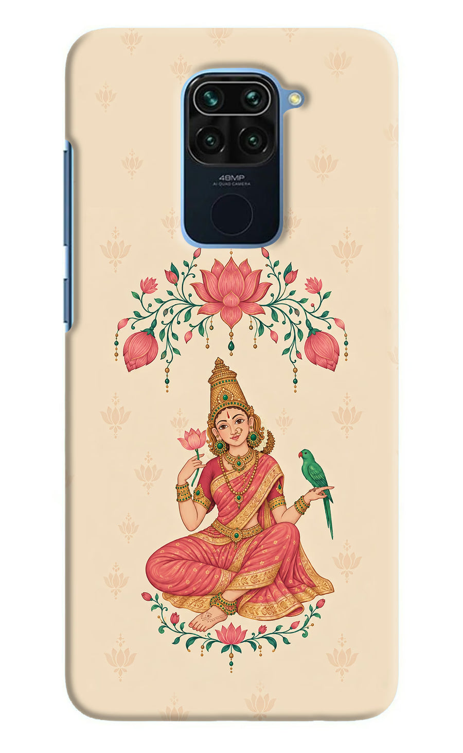 Goddess Lakshmi Redmi Note 9 Back Cover, Hard case