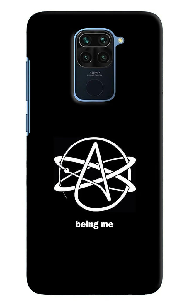 Atheist Symbol Redmi Note 9 Hard Case Back Cover by Casekaro