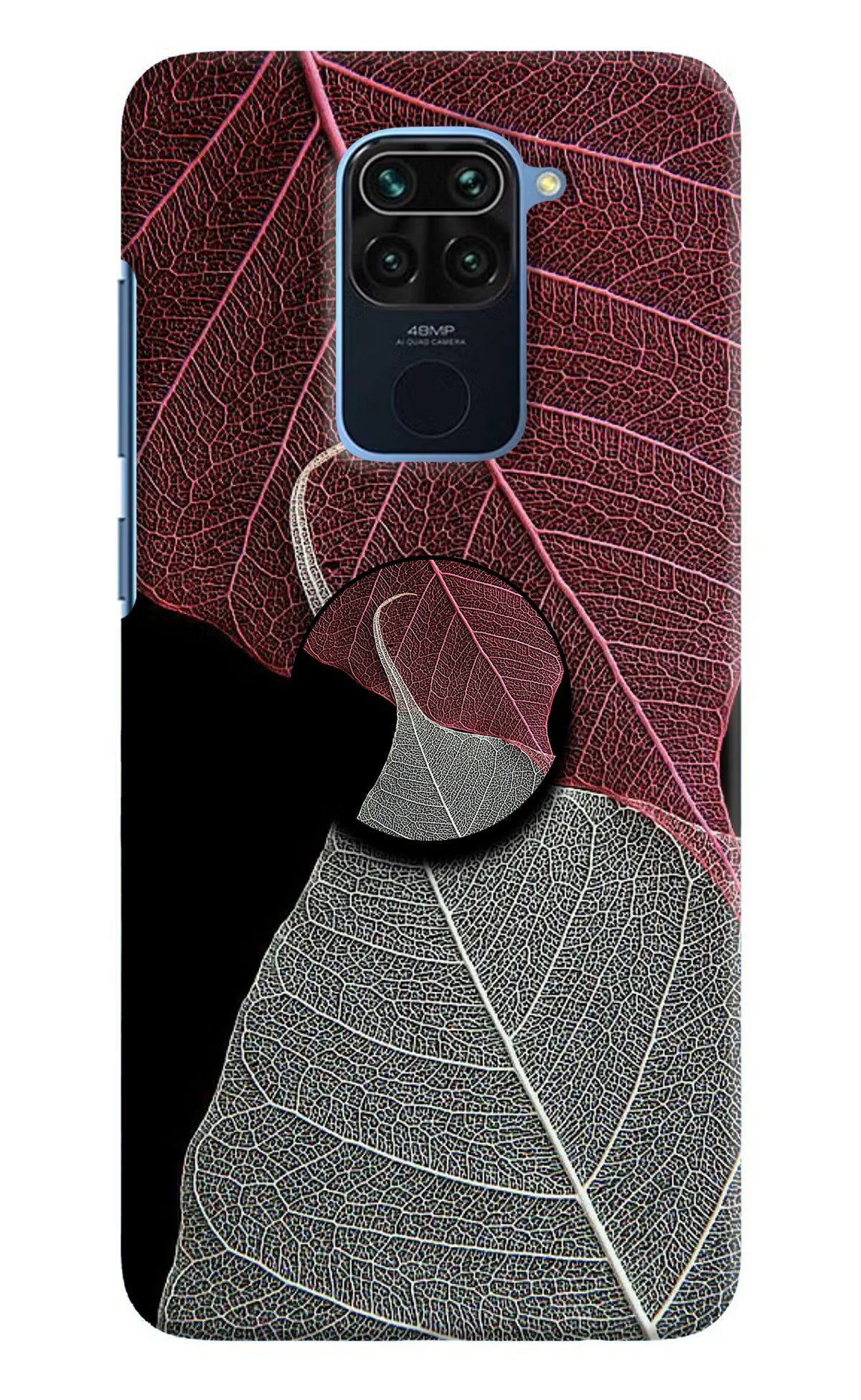 Leaf Pattern Redmi Note 9 Pop Case by Casekaro