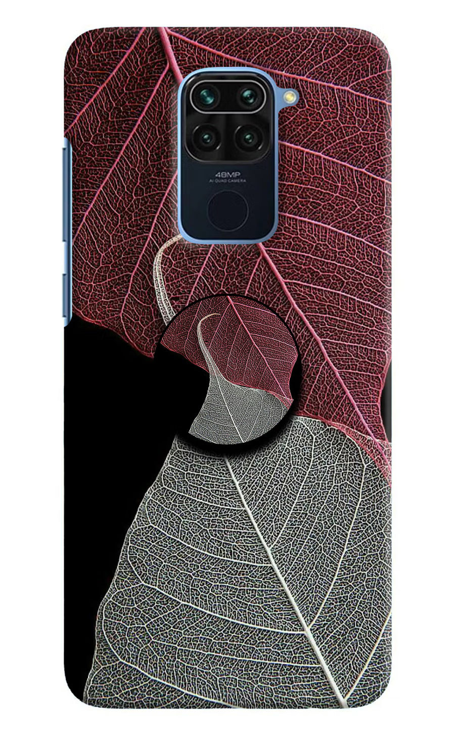 Leaf Pattern Redmi Note 9 Pop Case, Hard case