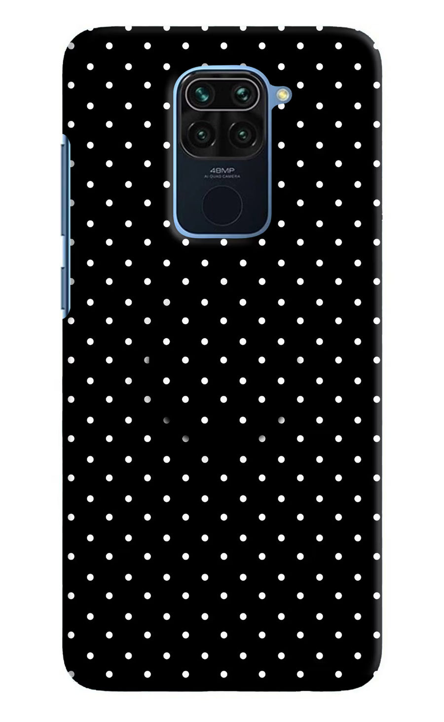 White Dots Redmi Note 9 Pop Case, Hard case