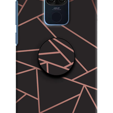 Geometric Pattern Redmi Note 9 Pop Case by Casekaro