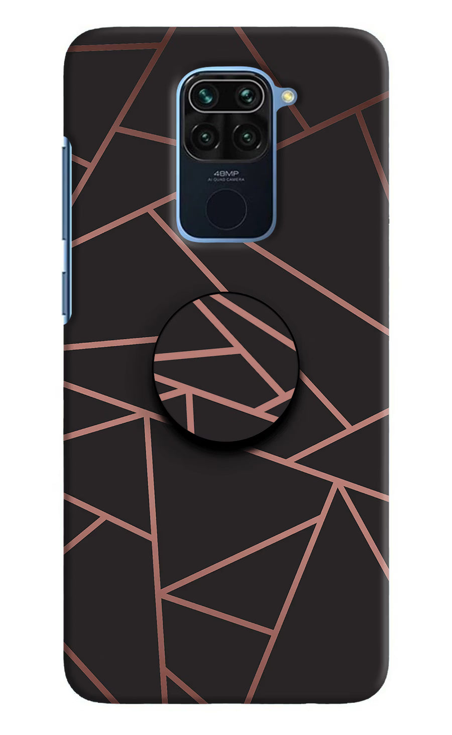 Geometric Pattern Redmi Note 9 Pop Case, Hard case