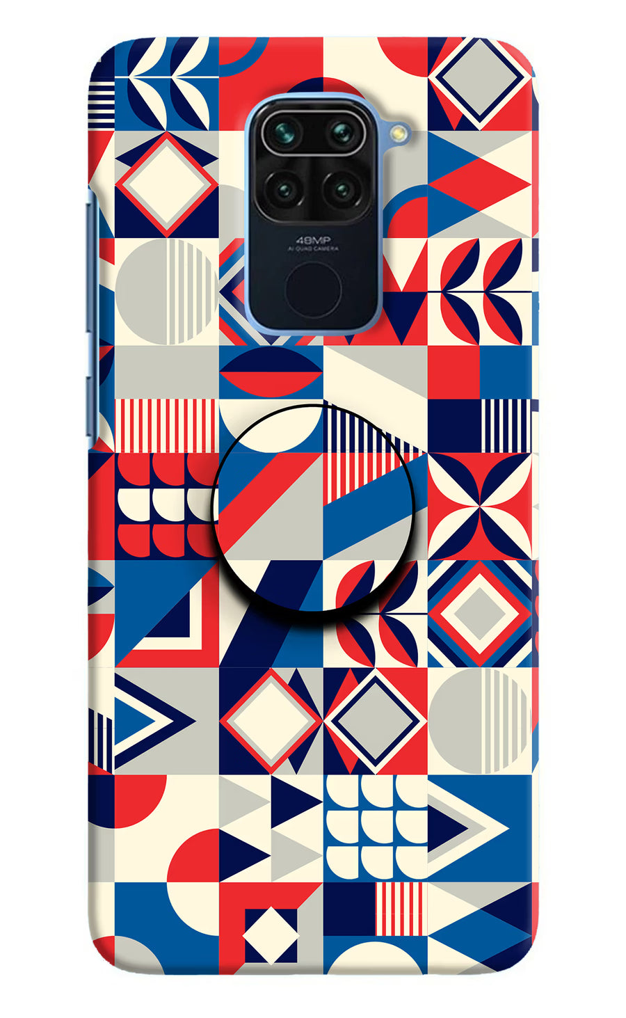 Colorful Pattern Redmi Note 9 Pop Case, Hard case
