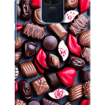Chocolates Redmi Note 9 Pop Case by Casekaro