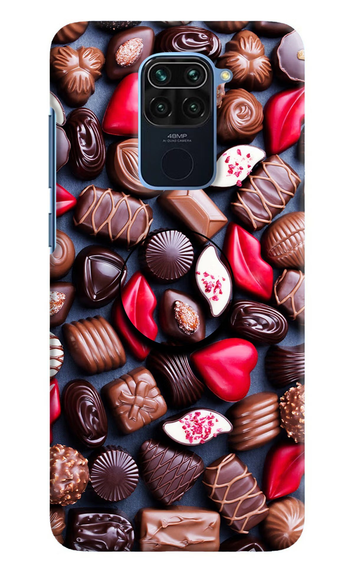 Chocolates Redmi Note 9 Pop Case by Casekaro