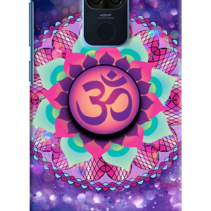 Om Purple Redmi Note 9 Pop Case by Casekaro