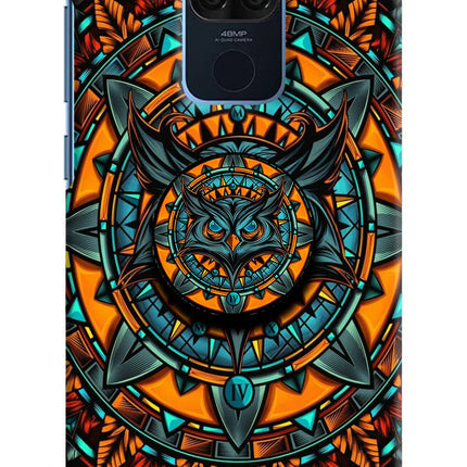 Angry Owl Redmi Note 9 Pop Case by Casekaro