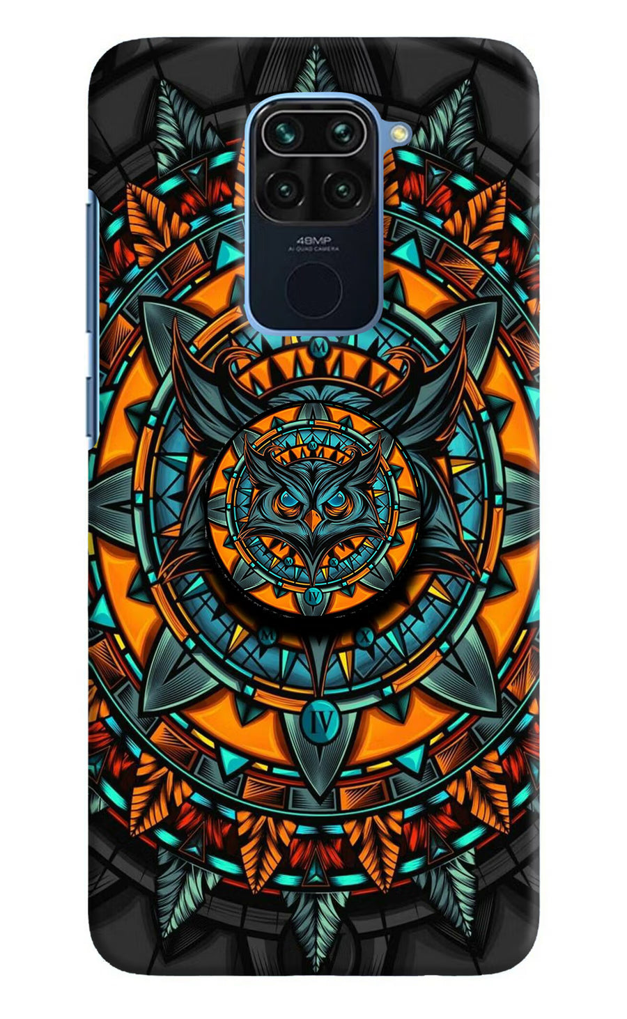 Angry Owl Redmi Note 9 Pop Case, Hard case