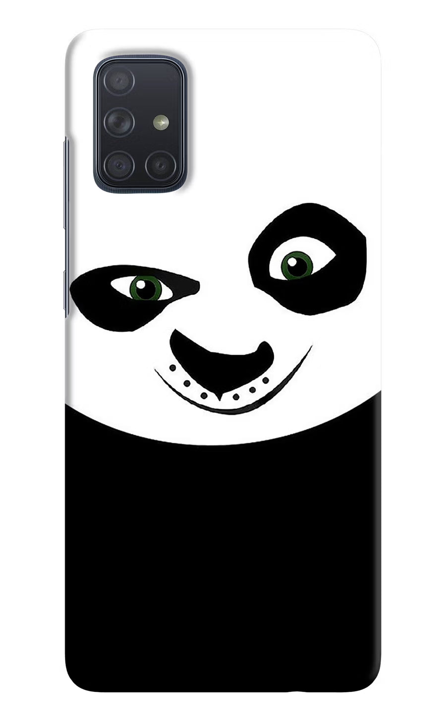 Panda Samsung A71 Back Cover, Hard case