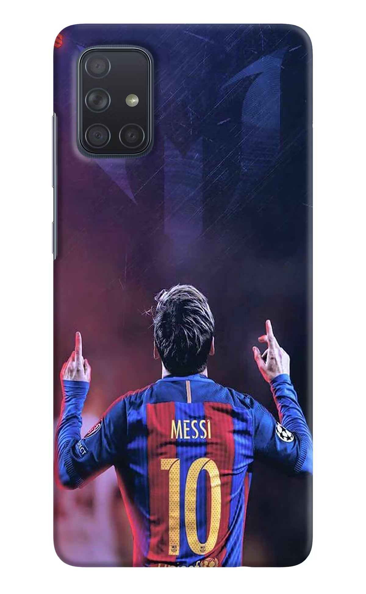 Messi Samsung A71 Hard Case Back Cover by Casekaro