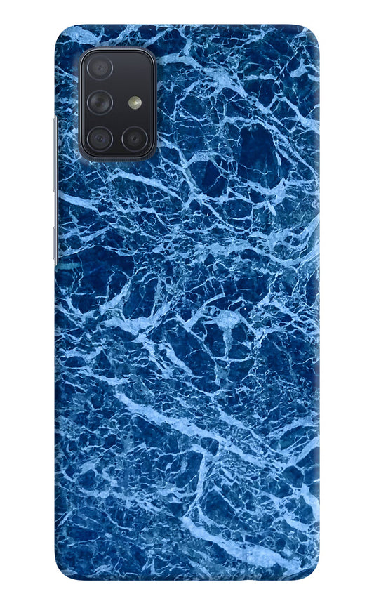 Blue Marble Samsung A71 Hard Case Back Cover by Casekaro