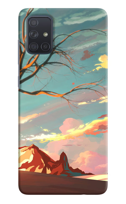 Scenery Samsung A71 Hard Case Back Cover by Casekaro