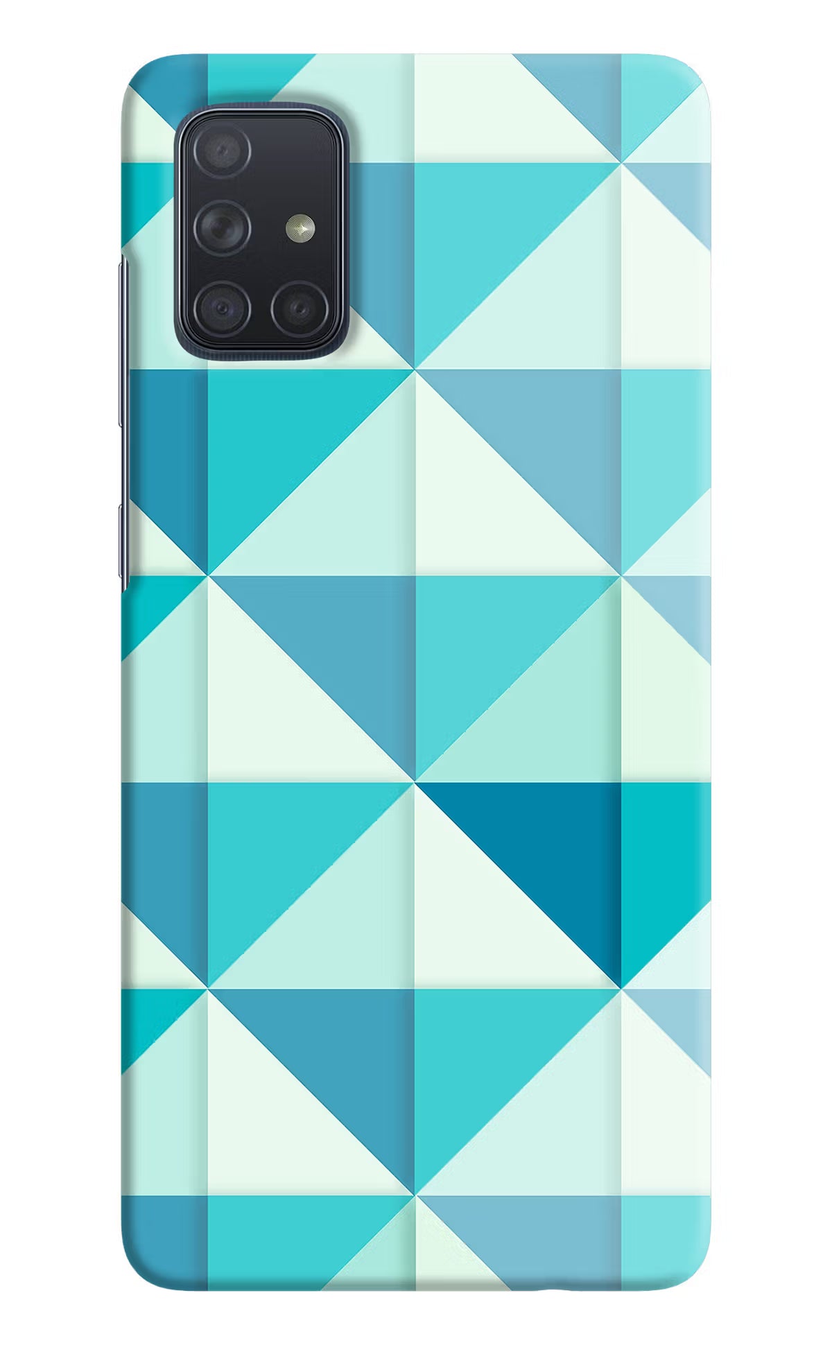 Abstract Samsung A71 Hard Case Back Cover by Casekaro