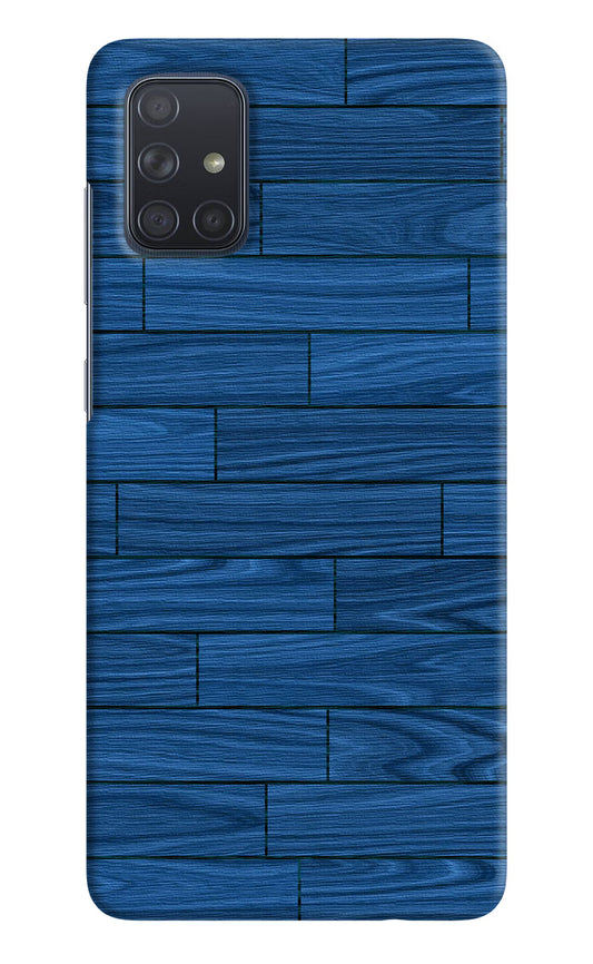 Wooden Texture Samsung A71 Hard Case Back Cover by Casekaro
